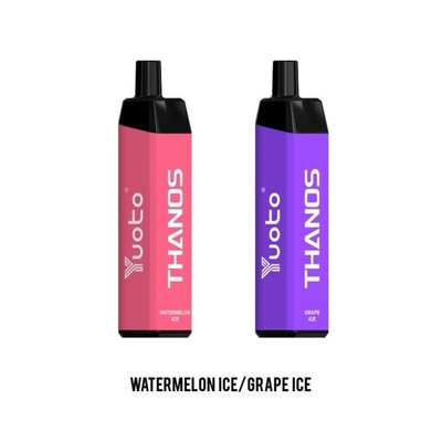 Hauche Yuoto-thanos Wegwerfe Saft Vape 5000 msds Wegwerfzerstäuber Traubeneis