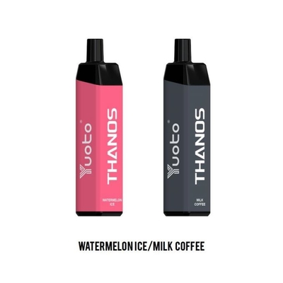 Yuoto entspannte sich thanos vape 5000 Hauche, die msds Wegwerfzerstäuber Milchkaffee genehmigten