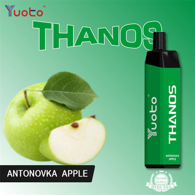 Art C wieder aufladbares Yuoto Thanos 5000 stößt Wegwerf-Vape 14ml E flüssiges 650mAh luft