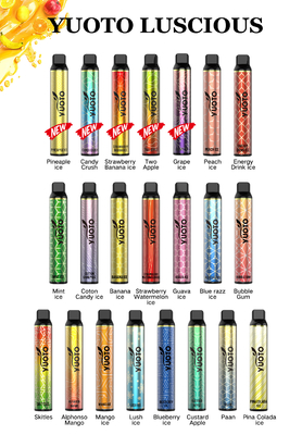 Billiger köstlicher 3000 Hauch Preis Yuoto Großhandels- Wegwerf-Batterie Vape Pen Prefilled 8ml Eliquid 1350mAh