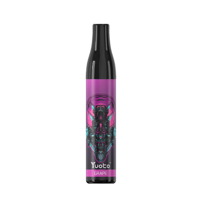 Hauche YUOTO-Flaschen-600 Wegwerf-Nikotin TPD Europa Vape Pen Grape Ice Mesh Coil 2%