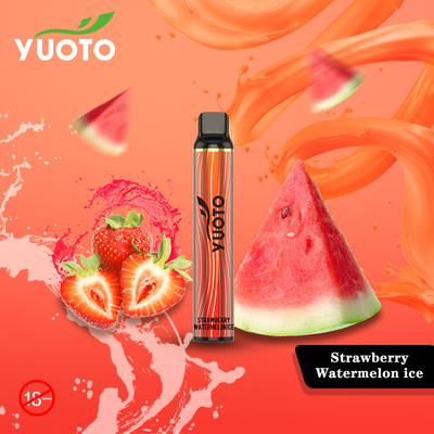 Köstliche nicht nachfüllbare 8.0ml Eliquid China Großhandelsfabrik Wegwerf-der Vape-Hülsen-Ausrüstungs-3000 des Hauch-50mg Nikotin Yuoto