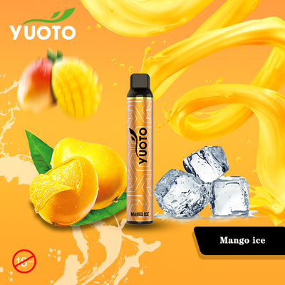 Köstliche nicht nachfüllbare 8.0ml Eliquid China Großhandelsfabrik Wegwerf-der Vape-Hülsen-Ausrüstungs-3000 des Hauch-50mg Nikotin Yuoto