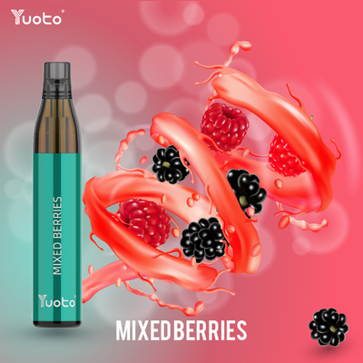 Yuoto-Flasche maximales 600puff Wegwerf-Vape Mesh Coil 2ml TPD mit 16 Aromen