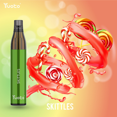 Yuoto-Flasche maximale 600 Hauche greifen Spule 16 Aromen ursprüngliches Wegwerf-Vape ineinander