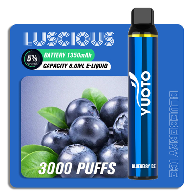 Soem-ODM-Frucht-Aroma-Hauch-Stange Vape-Stift, 8ml 3000 Hauch Yuoto köstliches Wegwerf-Vape
