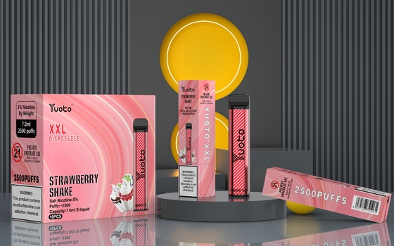 7 ml Yuoto Einweg-Vape XXL 2500 Puffs Gerät Geschmack