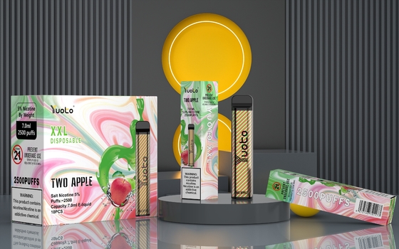Überraschendes Aroma XXL 2500 stößt Vape-Gerät mit Nikotin des Salz-50mg luft