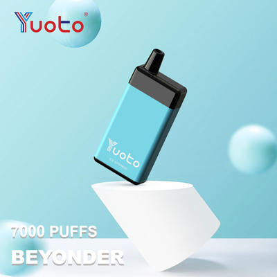Original Yuoto Einweg-Vape Beyonder 7000 Puffs Wiederaufladbare Mesh Coil 15 Aromen Original