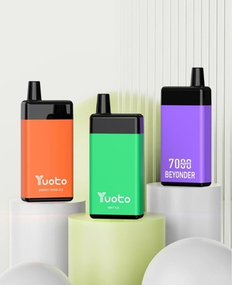Yuoto Beyonder Geschmacksmittel Einweg-Vape 7000 Puffs Wiederaufladbare Nikotinfreie 5% E Flüssigkeit