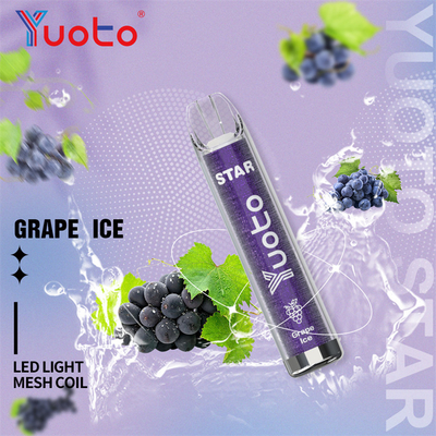 Wegwerf-Stern 3000 Hauche 1.2ohm Yuoto Vape mit 16 Farben