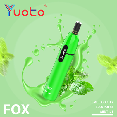 Aluminium-Alloy+PCTG materielle E-Zigarette Hauche Fuchses 3000 Yuoto Vape Ausgangsspannungs-