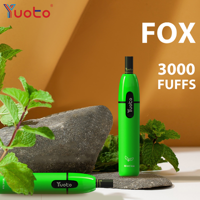 Aluminium-Alloy+PCTG materielle E-Zigarette Hauche Fuchses 3000 Yuoto Vape Ausgangsspannungs-