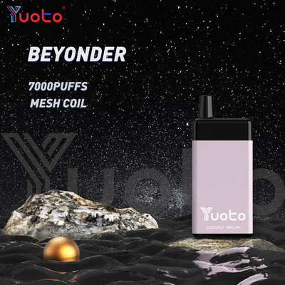 Entdecken Sie die Leistung von Yuoto 7000 Puffs Vape 900mAh Batterie und 7000 Puffs