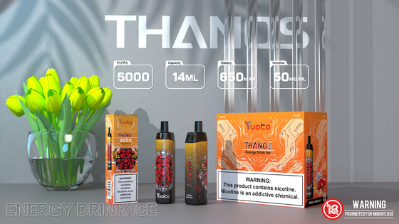 Verbessern Sie Ihr Vape-Erlebnis mit Yuoto 5000 Puffs Vape 10-12W Watt 19 Aromen