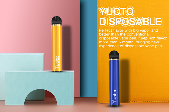 Populäres Yuoto Vape mit hochwertigem 5% Nikotin-Salz Wegwerf-Vape ursprüngliches Yuoto 1500 Hauche Vape Ecigs