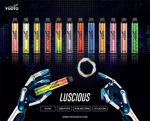 Zigarette Wegwerf-vape Yuoto köstlicher e vape 3000 Hauche shisha Stift vapes 8ml Zigarrenhauch Hülse 1350mAh