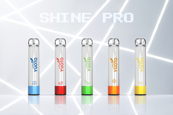 Yuoto glänzen Pro2000 Hauche Vape 15 Aromen mit 5ML E Juice Capacity