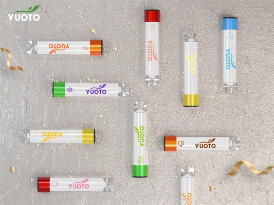 Yuoto glänzen Pro2000 Hauche Vape 15 Aromen mit 5ML E Juice Capacity