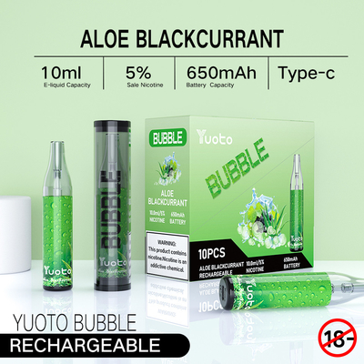 Art anrechenbare Yuoto Blasen C, 4500puff Dispossble Ecigratetes Vape