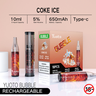 Art anrechenbare Yuoto Blasen C, 4500puff Dispossble Ecigratetes Vape