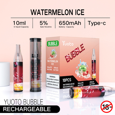 Art anrechenbare Yuoto Blasen C, 4500puff Dispossble Ecigratetes Vape