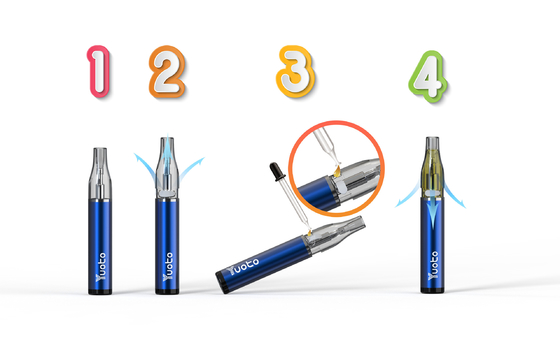 Wieder aufladbares leichtes einfaches Tragen Mini Bar Vape Large Puffs 33g