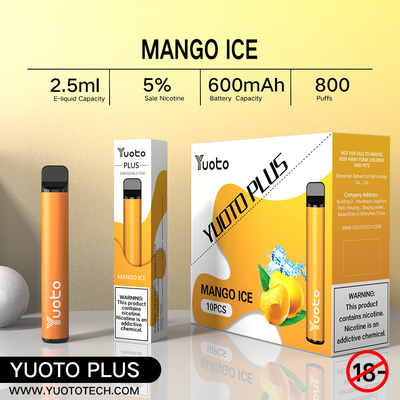 Yuoto plus 800 aroma-Blaubeerhimbeererdbeere der Hauch-E der Zigaretten-32g 11 Misch