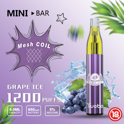 Flüssigkeit 1200 4ml E stößt Vape-Maschen-Spule 16 Aromen mit 5% Nikotin luft