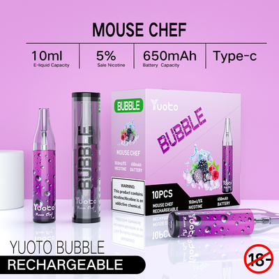 Maschenspule wieder aufladbarer vape nicht Trennung pina colada ecig Wegwerfdampf Yuoto-Blase 4000puffs 650 Milliamperestunde 10ml