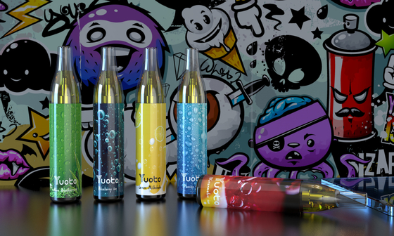Maschenspule wieder aufladbarer vape nicht Trennung pina colada ecig Wegwerfdampf Yuoto-Blase 4000puffs 650 Milliamperestunde 10ml