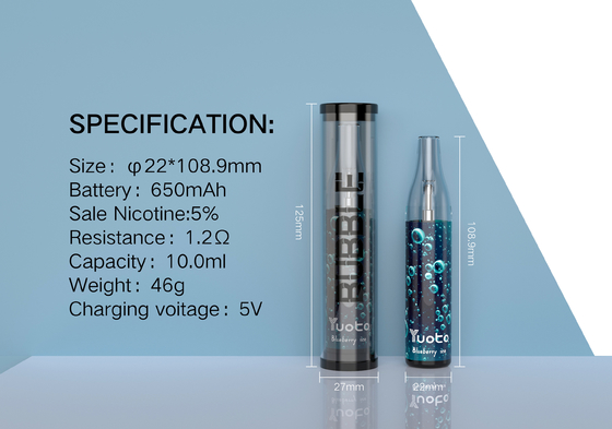Maschenspule wieder aufladbarer vape nicht Trennung pina colada ecig Wegwerfdampf Yuoto-Blase 4000puffs 650 Milliamperestunde 10ml