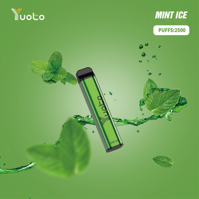 Yuoto-xxl 2500puffs 1200mah 7ml eliquid quadratisches Form yuoto Wegwerf-vape yuotovape heißeste Aromatrauben vape Hülse