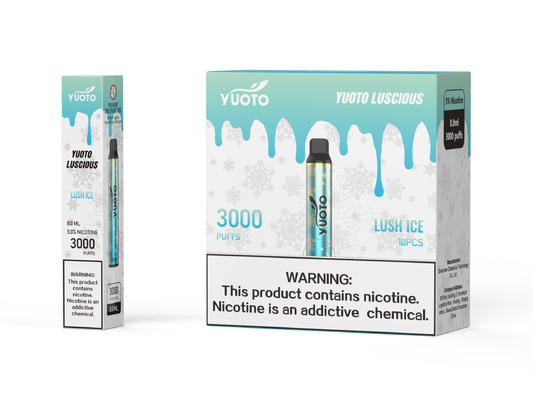 2022 heißestes köstliches 3000puffs 1350mah 8ml eliquid e-Cig DisposabYuoto yuoto Wegwerf-vape yuotovape vape Hülse