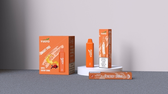 EMC ROHS MSDS Yuoto 1500 stößt Wegwerf-Batterie 48g Vape 2-5%Mg 800mAh luft