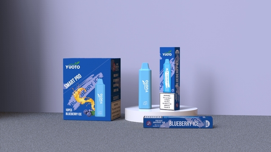 EMC ROHS MSDS Yuoto 1500 stößt Wegwerf-Batterie 48g Vape 2-5%Mg 800mAh luft