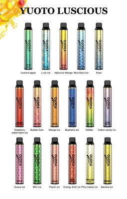 Köstliche 3000 Hauche Wegwerf-Vape Yuoto 1350 Milliamperestunden-Batterie 8,0 ml E-Saft