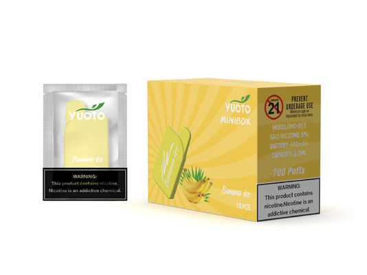 Yuoto, den Mini Box 700 Vape 15 luftstößt, würzt 2,3 ml Juice Capacity