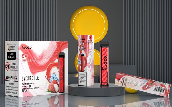 Wegwerf-Vape XXL 2500 Hauche 7Ml innovative Technologien Yuoto