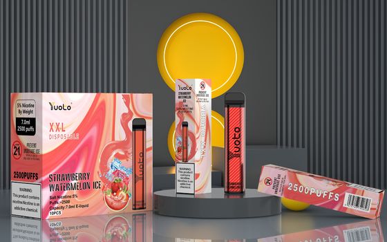 Überraschendes Aroma XXL 2500 stößt Vape-Gerät mit Nikotin des Salz-50mg luft