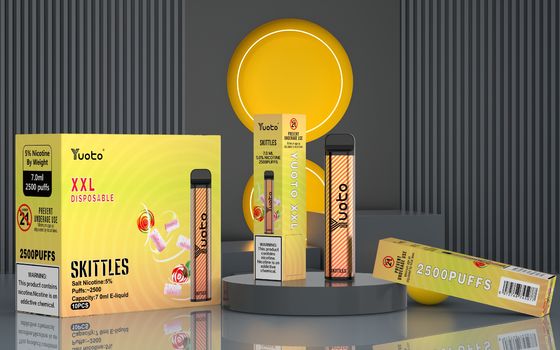 UN38.3 Bester elektronischer Saft Yuoto Einweg-Vape XXL 2500 Puffs-Gerät