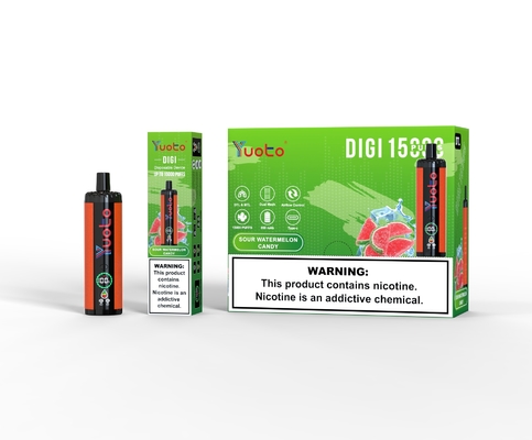 Yuoto DIGI 15000 Puffs Doppelnetz Spirale Dauerhaft Einweg-Vape