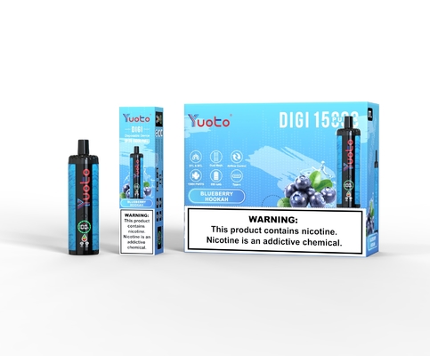 Yuoto DIGI 15000 Puffs Daul Mesh Coil Vape 20 ml Einweg-Vape