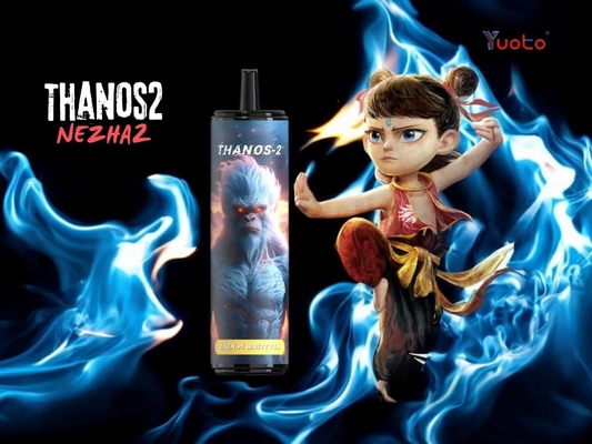 Yuoto thanos2 10000 Puffs Einweg-Vape-Netz-Spule-Batterie-Level-Anzeige