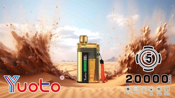 Verbessern Sie Ihr Dampferlebnis mit der Yuoto 5000 Puffs Vape, 850mAh Akkukapazität und einstellbarem Luftstrom