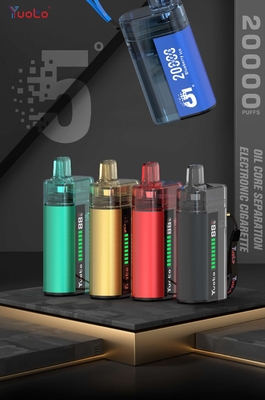 0% 2% 5% Nikotinstärke YUOTO Einweg-Vape mit einstellbarem Luftstrom und DualMesh-Coil
