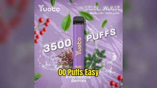 Yuoto XXL MAX 00 Puffs Einfaches Dampfen