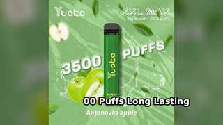 Yuoto XXL MAX 00 Puffs Gerätearomen