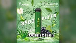 Yuoto XXL MAX 3500 Puffs 45 Geschmacksrichtungen